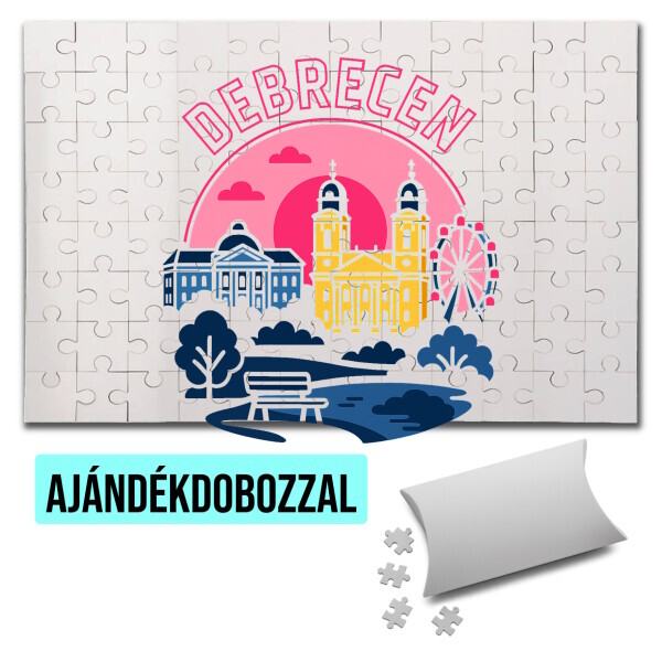Puzzle - kirakó ajándékdobozzal