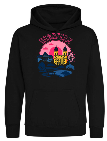 Kapucnis belebújós gyerek pulóver