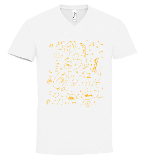 Unisex V nyakú póló