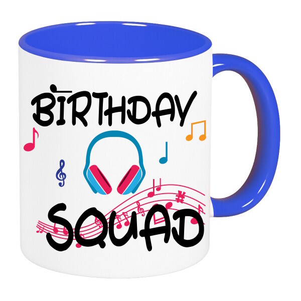 Színes fülű és belsejű bögre