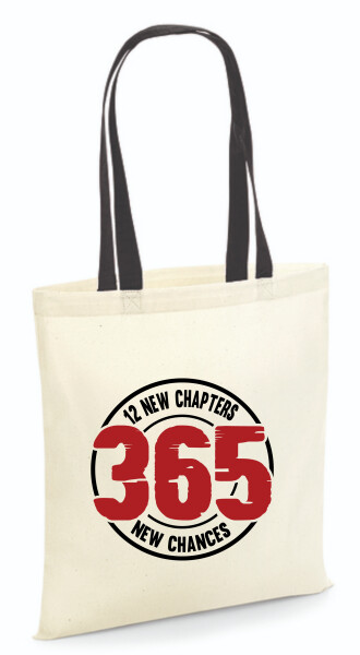 Vászontáska - színes fülű 