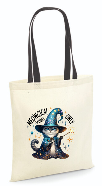 Vászontáska - színes fülű 