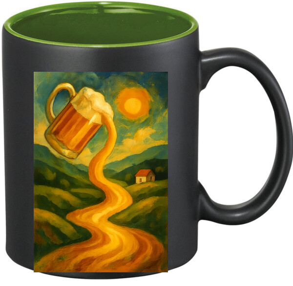 Hőre változó bögre - színes belső