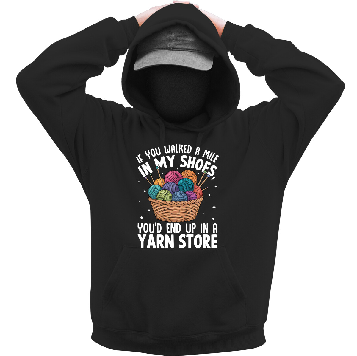 Kapucnis belebújós pulóver