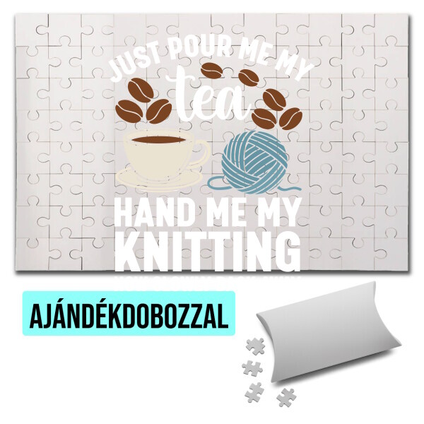 Puzzle - kirakó ajándékdobozzal