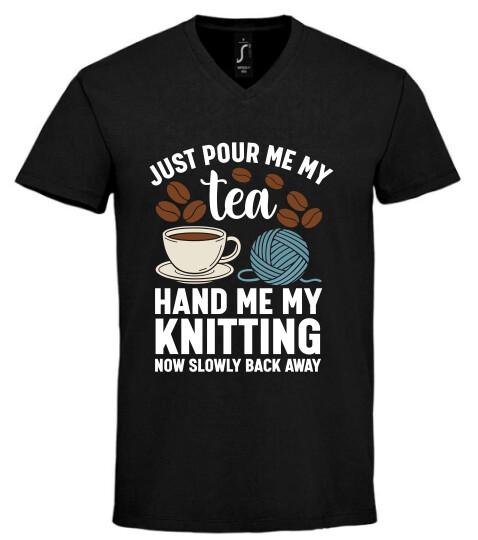 Unisex V nyakú póló