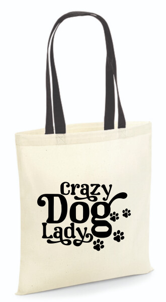 Vászontáska - színes fülű 