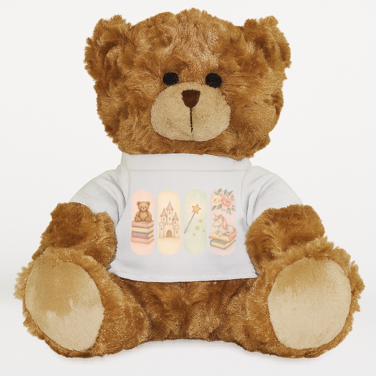 Plüssmaci egyedi pólóval