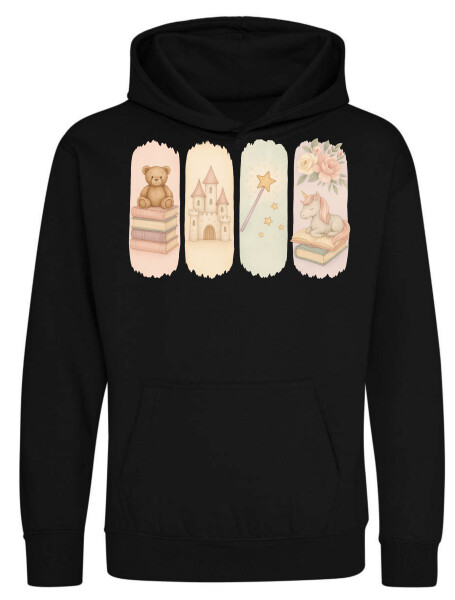 Kapucnis belebújós gyerek pulóver