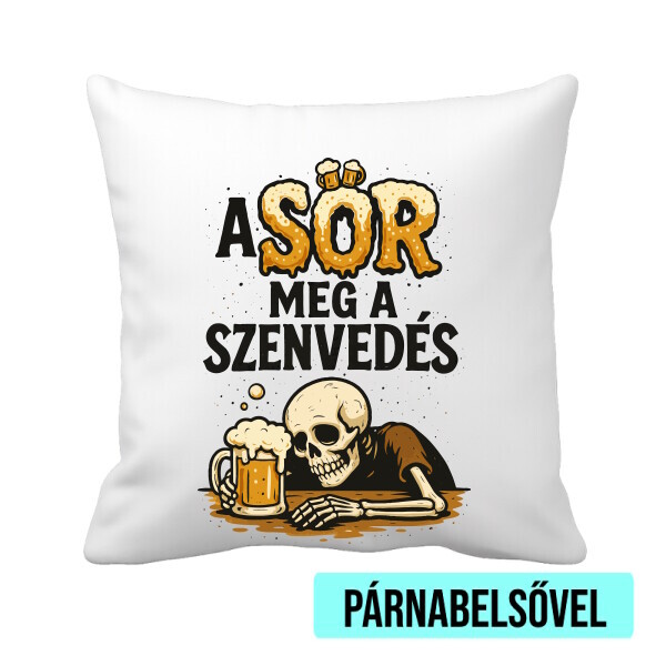 Párnahuzat béléssel