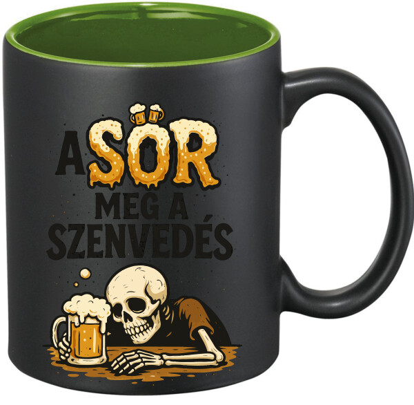 Hőre változó bögre - színes belső