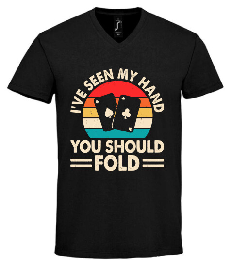 Unisex V nyakú póló