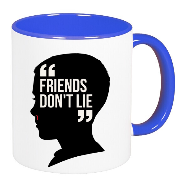 Színes fülű és belsejű bögre