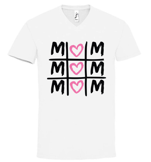 Unisex V nyakú póló