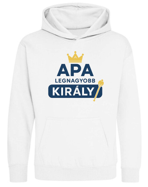 Kapucnis belebújós gyerek pulóver