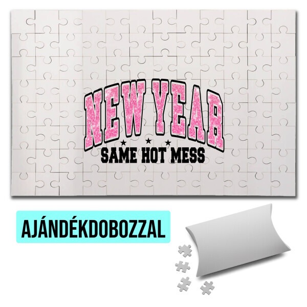 Puzzle - kirakó ajándékdobozzal