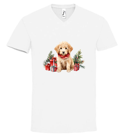 Unisex V nyakú póló