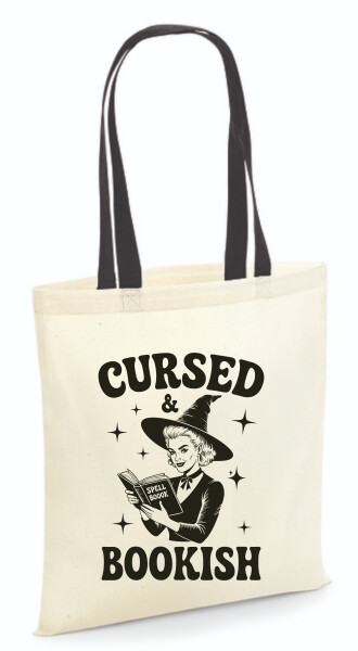 Vászontáska - színes fülű 