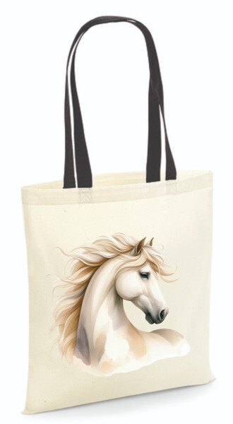 Vászontáska - színes fülű 