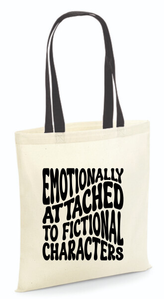 Vászontáska - színes fülű 