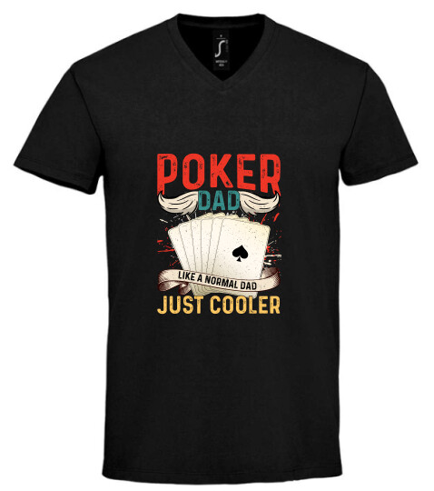 Unisex V nyakú póló