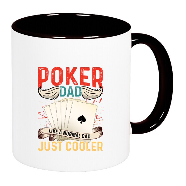 Színes fülű és belsejű bögre