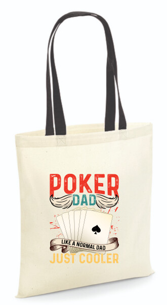 Vászontáska - színes fülű 