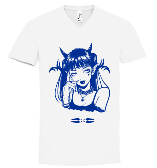 Unisex V nyakú póló