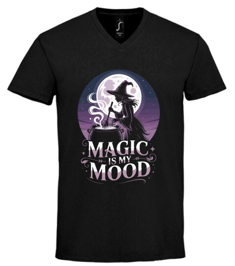 Unisex V nyakú póló