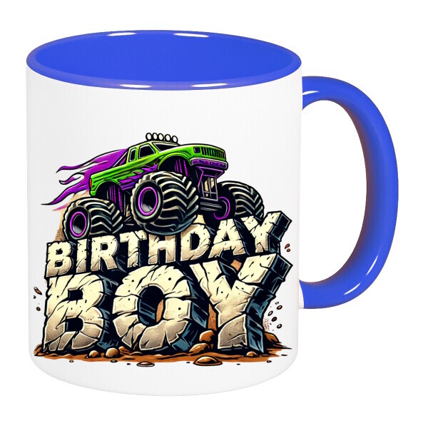 Színes fülű és belsejű bögre