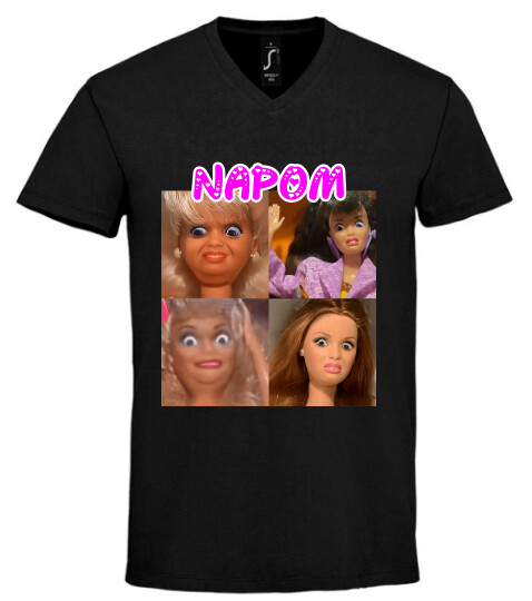 Unisex V nyakú póló