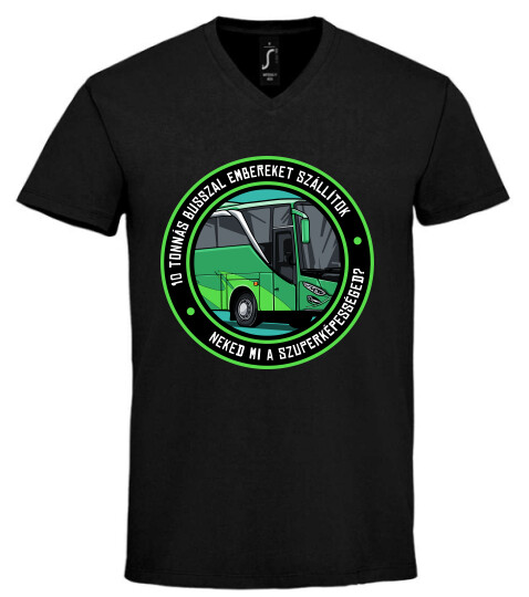 Unisex V nyakú póló