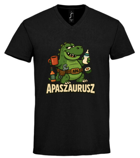 Unisex V nyakú póló