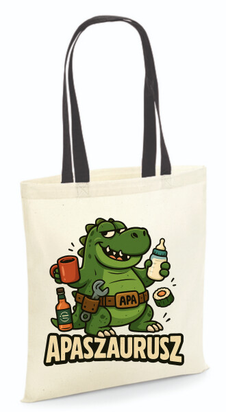 Vászontáska - színes fülű 