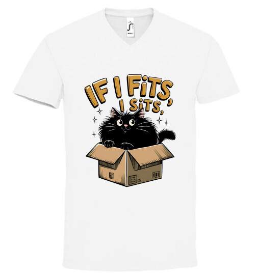 Unisex V nyakú póló