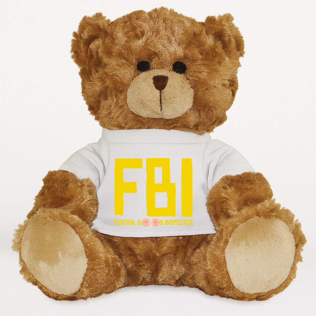 Plüssmaci egyedi pólóval