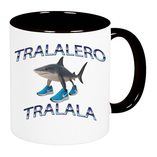 Színes fülű és belsejű bögre