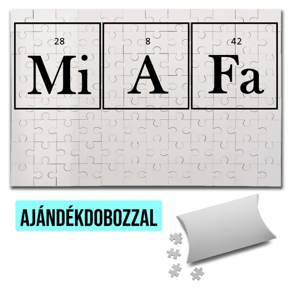 Puzzle - kirakó ajándékdobozzal