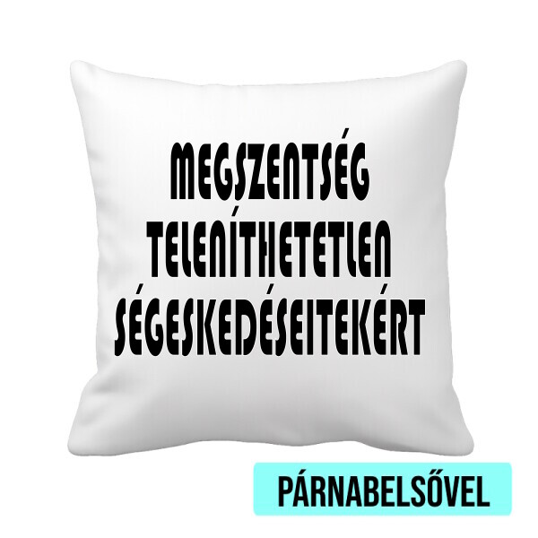 Párnahuzat béléssel