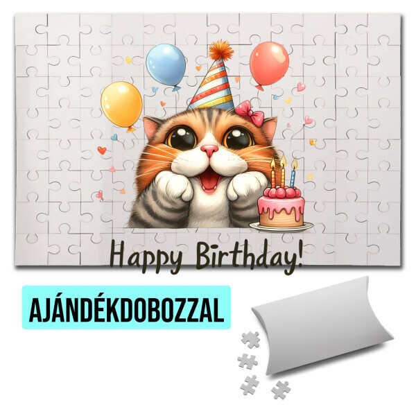 Puzzle - kirakó ajándékdobozzal
