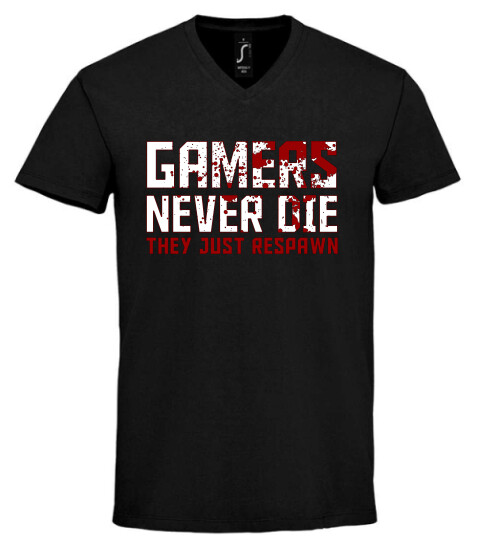 Unisex V nyakú póló