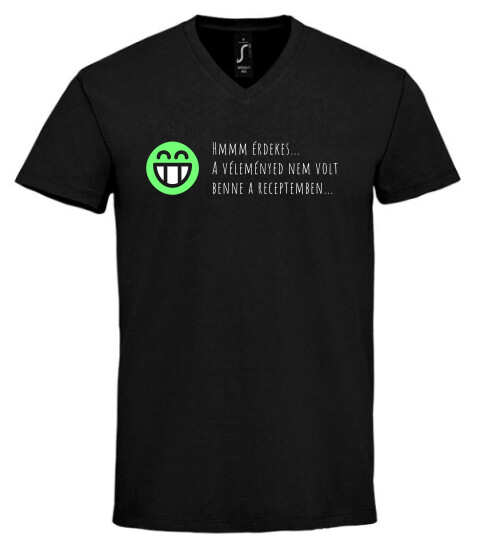Unisex V nyakú póló
