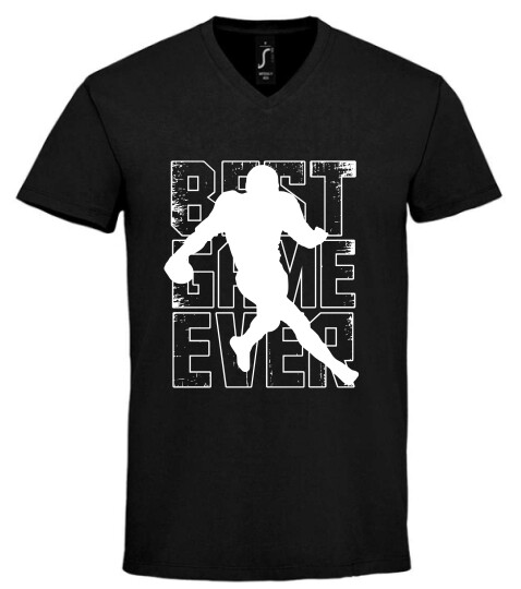 Unisex V nyakú póló