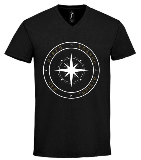 Unisex V nyakú póló