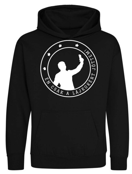 Kapucnis belebújós gyerek pulóver