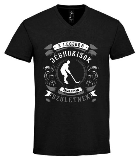 Unisex V nyakú póló