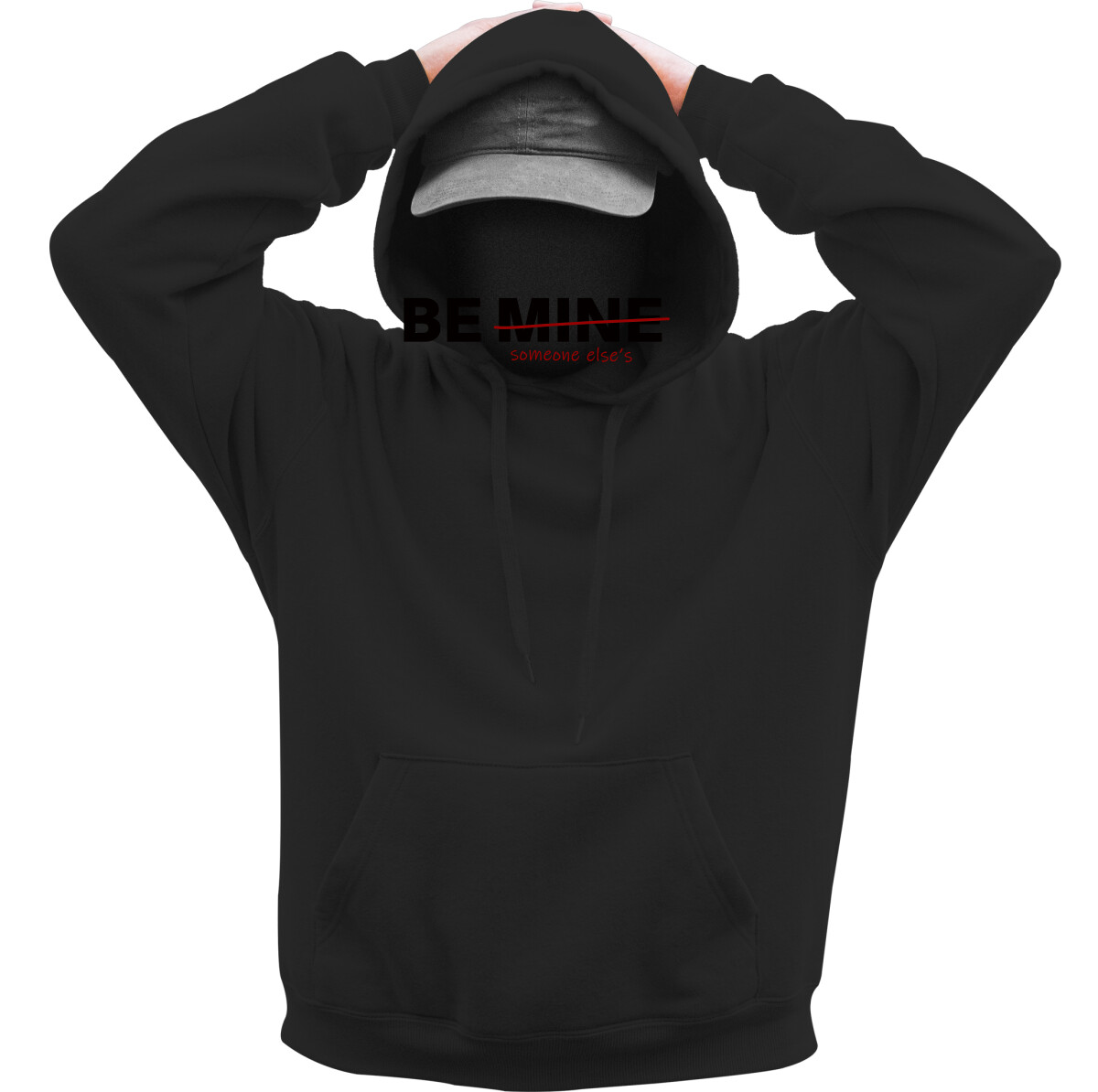 Kapucnis belebújós pulóver