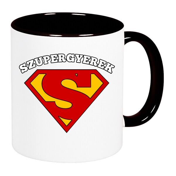 Színes fülű és belsejű bögre