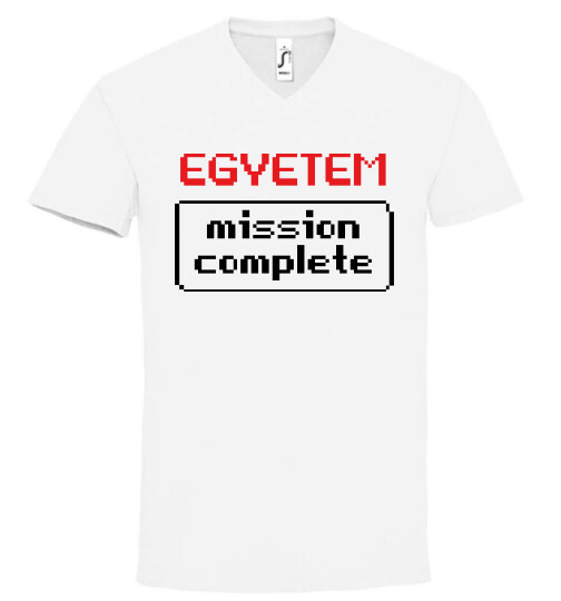 Unisex V nyakú póló