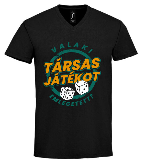 Unisex V nyakú póló